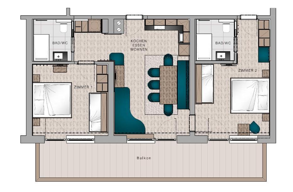 Aparthotel Hohe Bruecke มิทเทอร์ซิลล์ ภายนอก รูปภาพ